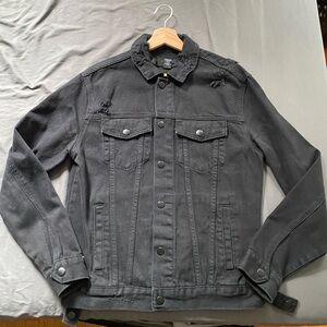 Forever 21 Charcoal Denim Jacket